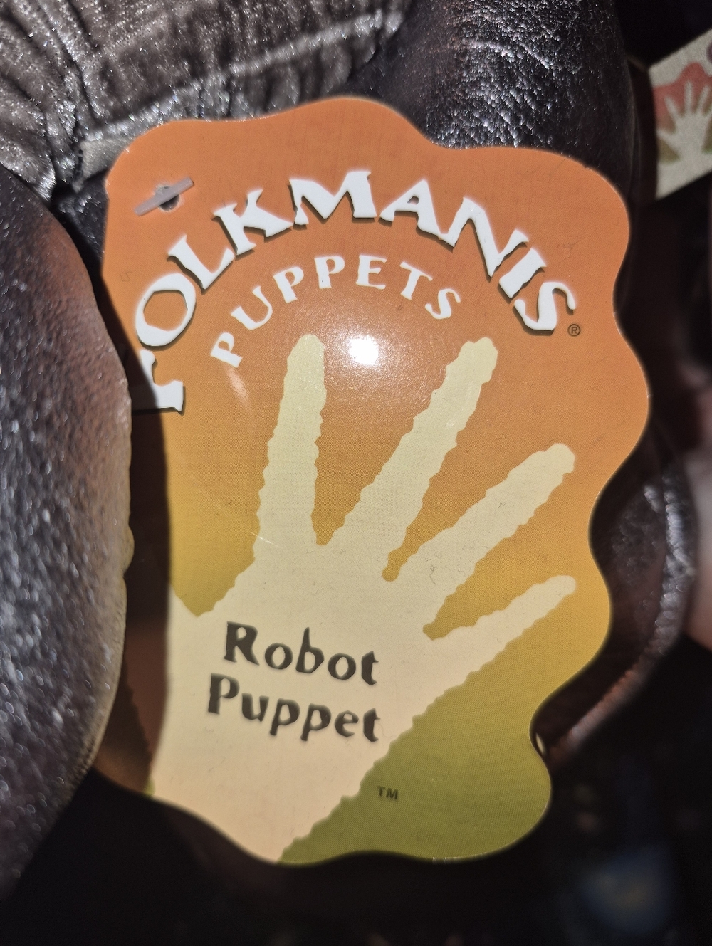 Vintage Folkmanis Robot Puppet 🤖✨ – Quirky Retro Character + Display Stand - Picture 3 of 4